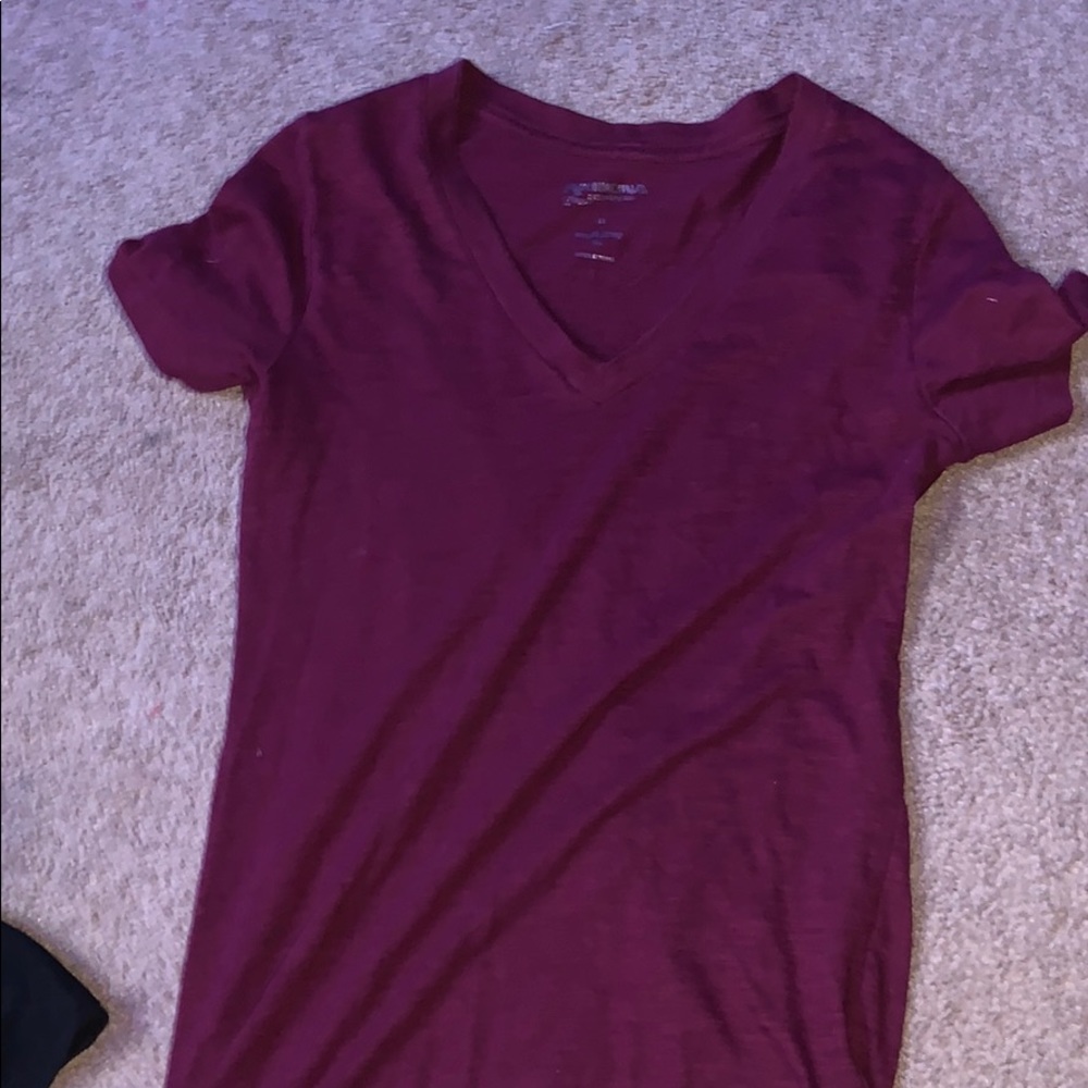 Maroon tee